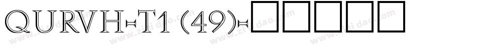 QURVH-T1 (49)字体转换